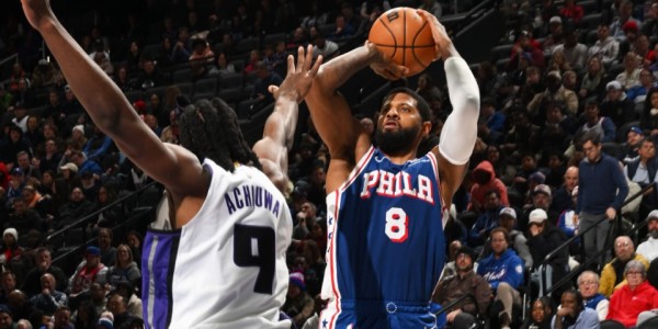 五星体育直播源-乔治禁赛25场后续：仍有可能被交易 76人冲季后赛容错率低到极点